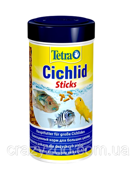 Корм для рыб Tetra Cichlid Sticks в палочках 250 мл 157170