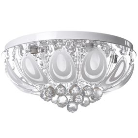 Люстра торт потолочная с пультом LED E14 60W RGB WH (BCL-652S/5)