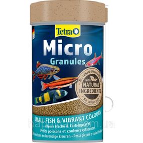 Корм Tetra Micro Granules 100 мл — Мікро-гранули (0,3-1 мм) для малих риб