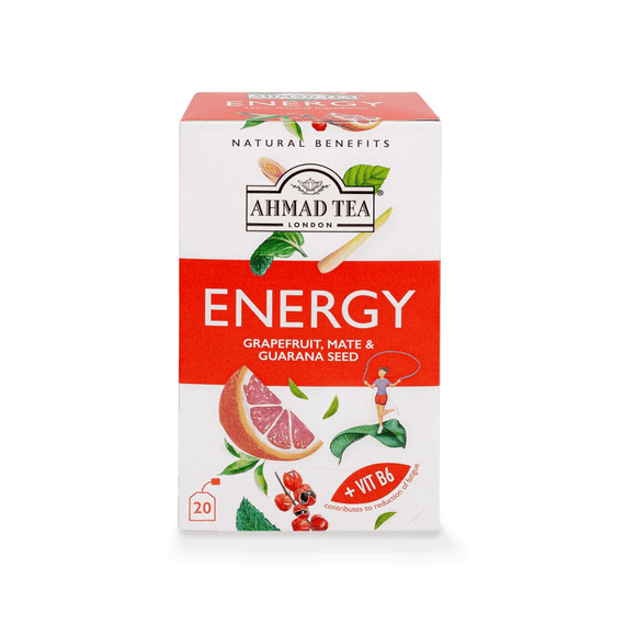 Трав'яний чай «Енергія»  Для підвищення рівня енергії 20 пакетиків Ahmad Tea 054881020367