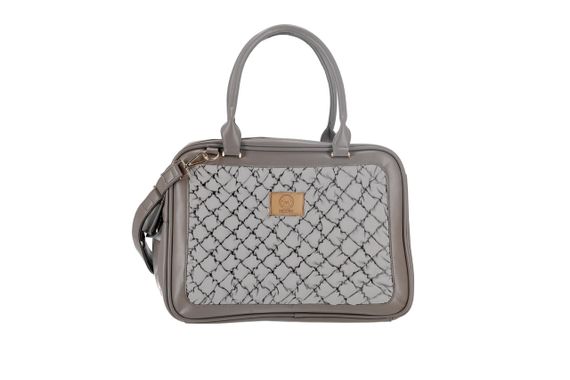 Сумка-переноска для собак та котів Misoko&Co, 40 см х 30 см х 19.5 см, сіра | Зображення 1