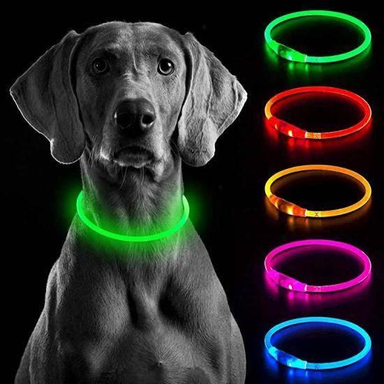 Універсальний нашийник, що світиться, для собак Trox TR-35 Синій