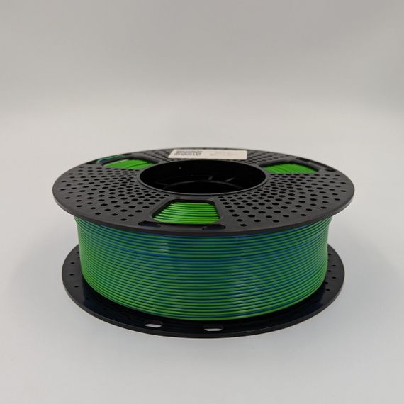 PLA+ пластик MT Filament для 3D-принтера 1.75 мм 1 кг синий-зелёный (3DMT-PLA+1.75-01-BG) | Зображення 4