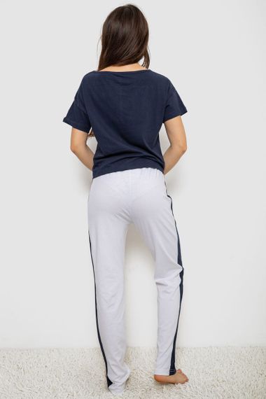 Пижама женская  -уценка, цвет синий, 243R1488-005-U | Зображення 3