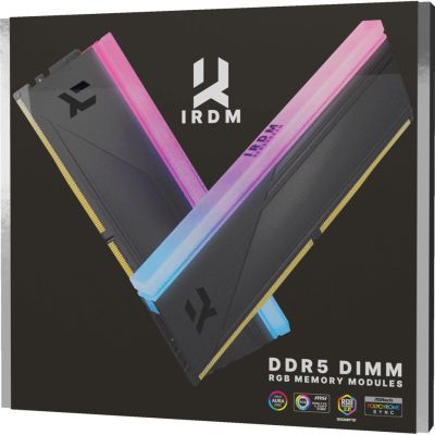 Модуль памяти для компьютера DDR5 64GB (2x32GB) 6000 MHz IRDM RGB Black Goodram (IRG-60D5L30/64GDC) | Зображення 4