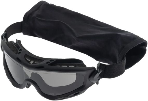 Маска-окуляри балістичні Wiley X Spear. 3 лінзи (Grey/Clear/Light Rust) Black | Зображення 1