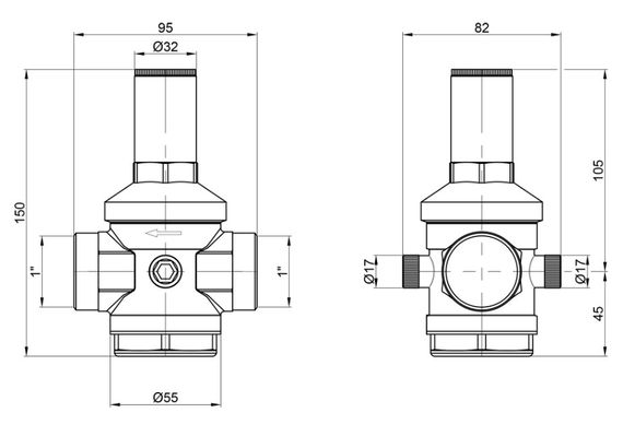 Редуктор Icma 1" №246 (91246AF05) | Зображення 1