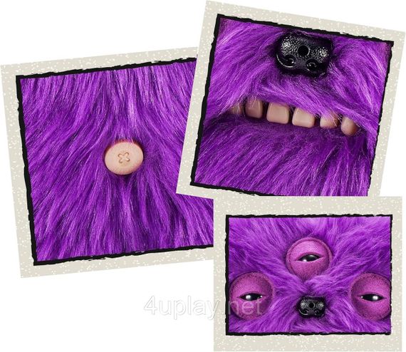 Інтерактивна м'яка іграшка Фуглер фіолетовий прибулець 23 см Fuggler Fart Face Alien by Zuru | Зображення 2