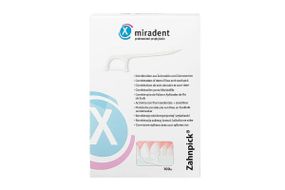 Флос + зубочистка Miradent Toothpick (100 шт.)
