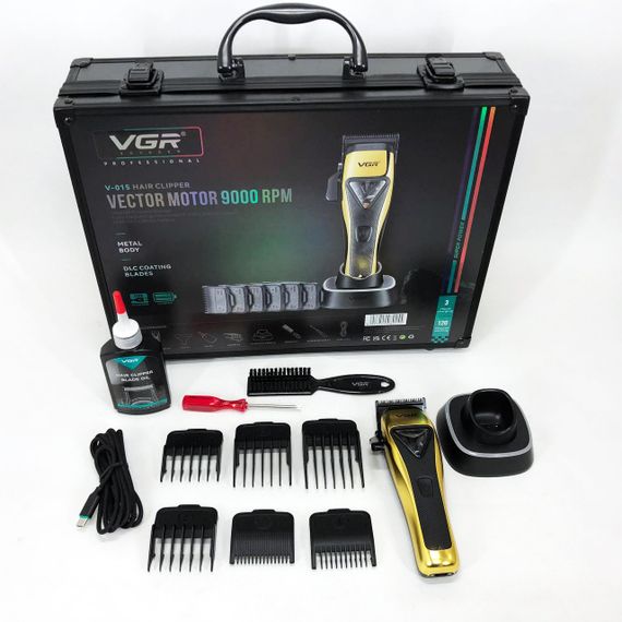 Машинка для стрижки аккумуляторная с керамическими ножами, Хороший беспроводной триммер BS-17 | Зображення 9