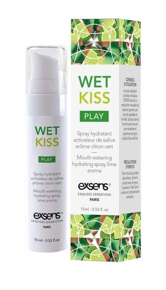 Спрей для посилення слиновиділення EXSENS Wet Kiss Lime 15 мл Sex Aura