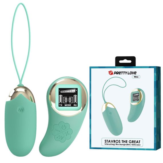 Віброяйце PRETTY LOVE  Mina-10 vibration functions 9 speed levels, Wireless remote control sexstyle