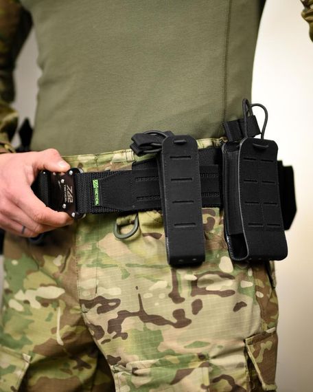 Тактичний пояс з підсумками battle belt розвантажувальний ремінь для військових спорядження з системою MOLLE | Зображення 2