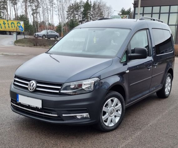 Накладки на решетку (2 шт, нерж) Carmos - Турецкая сталь для Volkswagen Caddy 2015-2020 гг | Зображення 3