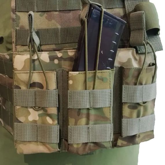 Підсумок під 3 магазини АК Kirasa з кордури мультикам (Арт KI236) | Зображення 3
