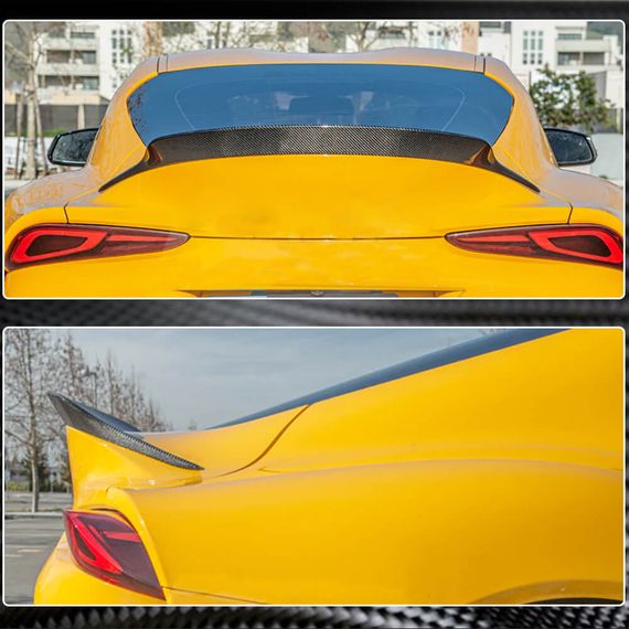 Спойлер V3 (Карбон) для Toyota Supra 2019- рр | Зображення 3