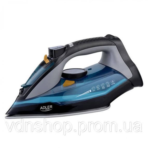 Профессиональный паровой утюг ADLER, Утюг для глажки вещей с паром Паровой для любого типа одежды RH-75 | Зображення 1