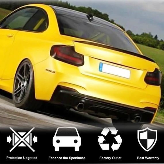Дифузор заднього бампера V1 (для F22/F23 M-Sport, Карбон) для BMW 2 серія F22/23 2014-2021 рр | Зображення 1