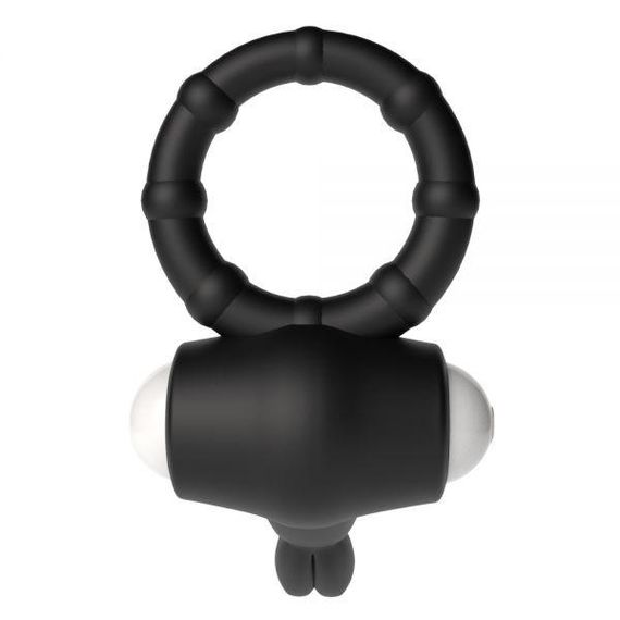 Ерекційне віброкольцо Power Clit Cockring, Black Sex Aura | Зображення 3