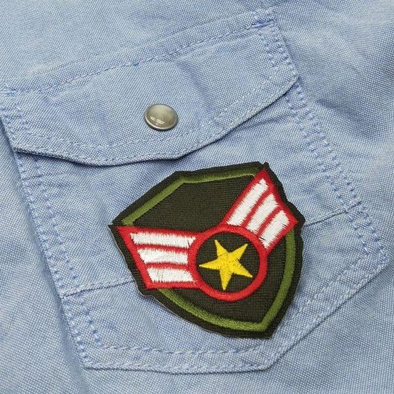 Термоаплікація, нашивка на одяг 5,5х6см "U.S.Army"