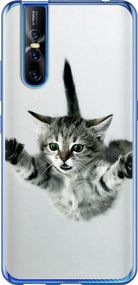 Чехол на Vivo V15 pro Летящий котёнок "2322u-1763-17620"
