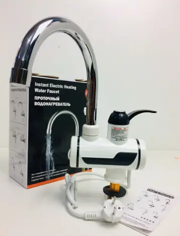 Кран електричний проточний водонагрівач Heating Faucet FT003 з LCD екраном і нижнім підключенням | Зображення 1