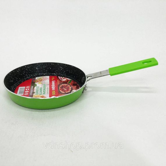 Сковорода зручна для приготування Con Brio CB-1414 14 см, Зручна сковорода для дому DU-59 | Зображення 3
