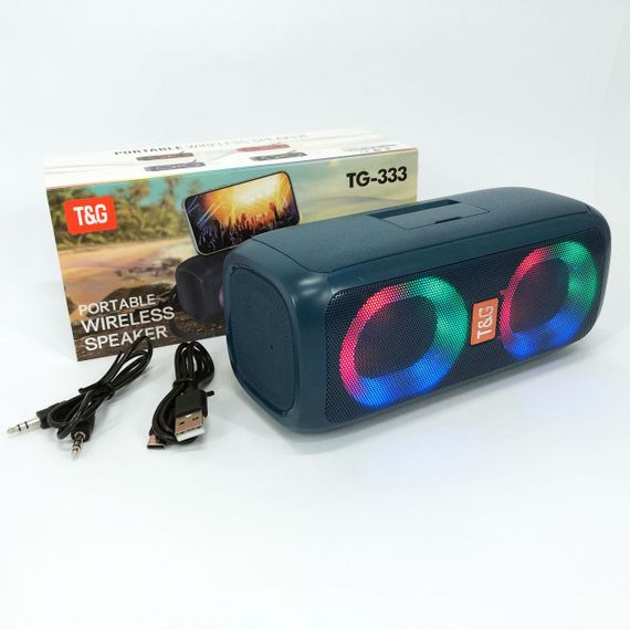 Недорогі портативні колонки TG333, Колонка активна акумуляторна, Bluetooth колонки з об'ємним звучанням VW-97 | Зображення 7