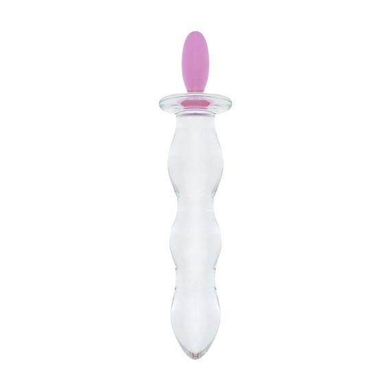 Скляний анальний ланцюжок Gildo Glass Butt Plug Heart Shape No. 35 Sex Aura | Зображення 2