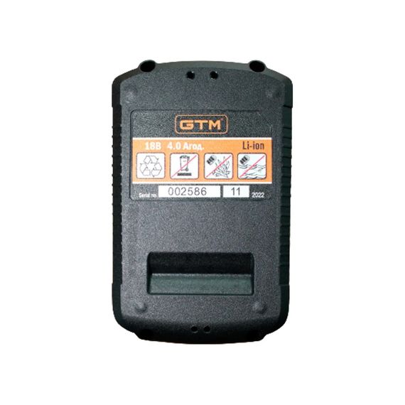 Акумулятор для продукції GTM B18V/4Аh (18 В, 4 А⋅год) | Зображення 1