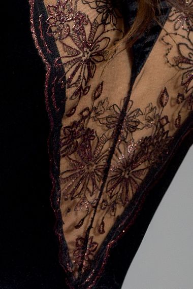 Пеньюар BRIDA PEIGNOIR black L/XL - Passion Exclusive, трусики | Зображення 1
