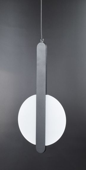 Люстра світлодіодна підвісна LED світильник для квартири на стелю лед 26497 Чорний 65-180х6х20 см. | Зображення 3