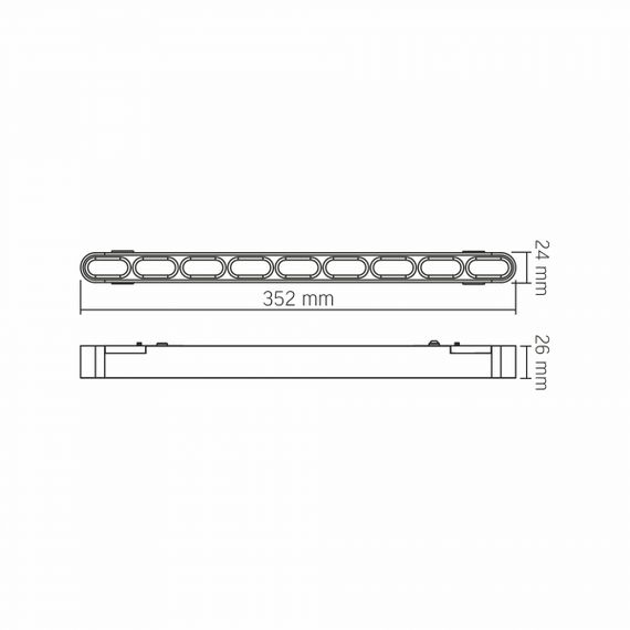 Світильник МАГНІТНИЙ трековий VIDEX LD19B 18W 4000K 48V Black | Зображення 8
