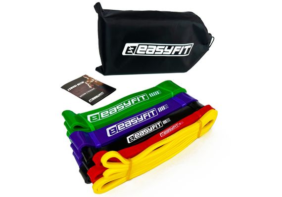 Гумові петлі EasyFit: набір 1-65 кг (5 шт) (EF-1655s) | Зображення 2