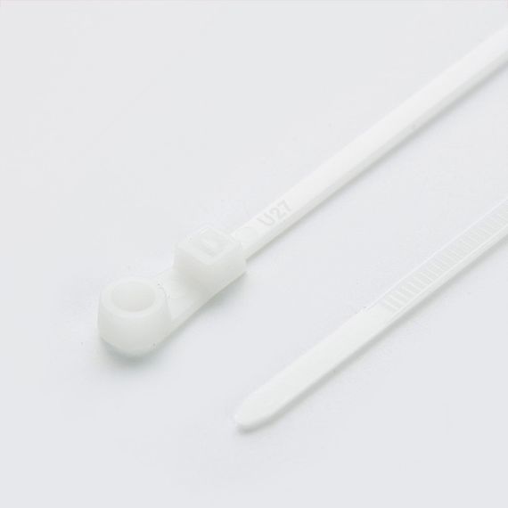 Стяжка кабельна з кріпленням 4х150 біла (пач 100 шт.) APRO CTRM-W41501 | Зображення 4