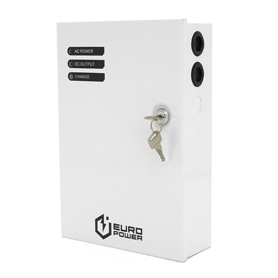 ДБЖ 12V/10A EuroPower EP-UPS-1210HCU(M), під акб LiFePO4/GEL/AGM -12V/17А, струм заряду - 13.8V/14, 4V - 2А, метал, 295x195x90 mm | Зображення 1