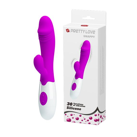 Вібратор з клітеральною стимуляцією Pretty Love Snappy Purple Sex Aura | Зображення 1