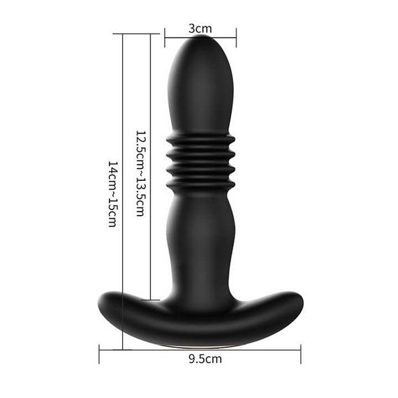 Смарт анальний корок із вібрацією й поступальними рухами Magic Jingers — Анальні іграшки | Зображення 4