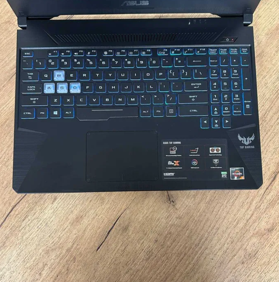Ноутбук Asus TUF FX505DV 144Hz Ryzen 7 3750H 16Gb SSD 512Gb RTX 2060 Б/В | Зображення 2