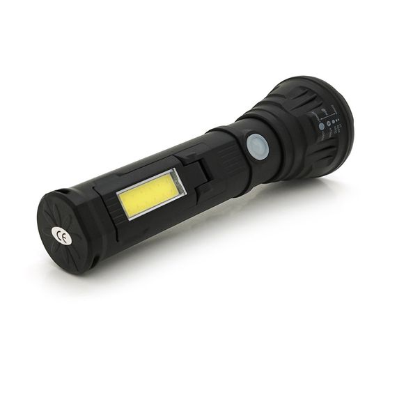 Фонарик ручной LATERNA JPL-2182A, 5W CREE Q5 + COB, Zoom, 2 + 1 режим | Зображення 2