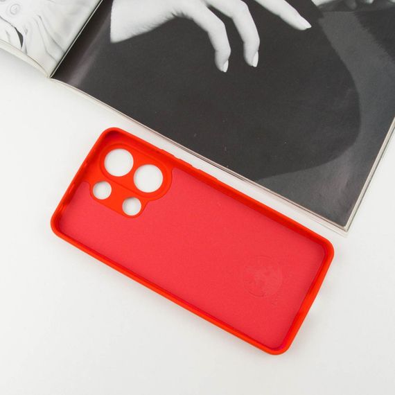 Чехол Silicone Cover Lakshmi Full Camera (AA) для Xiaomi Redmi Note 13 5G Красный / Red | Зображення 2