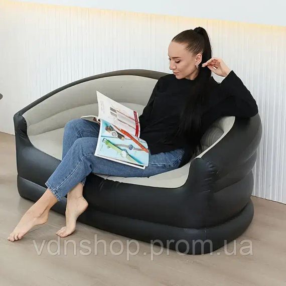 Складной диван для отдыха, Портативная кровать с подлокотниками ПВХ материал XL-1134