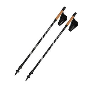 Палиці для скандинавської ходьби PowerPlay 9111 Lykke Black/White 80-135 см (пара) + 2-ві пари чобітків + чохол (PP_9111_White)