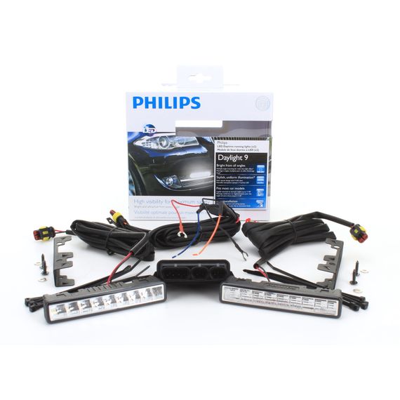 Денні ходові вогні PHILIPS LED DRL 6000К DayLight 9 діодів 12831WLEDX1 | Зображення 3