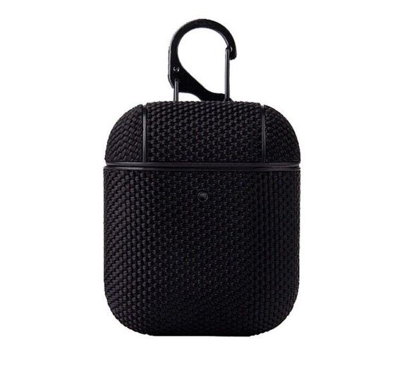 Чехол Primo Nylon для наушников AirPods (MMEF2) / AirPods 2 (MV7N2) - Black | Зображення 1
