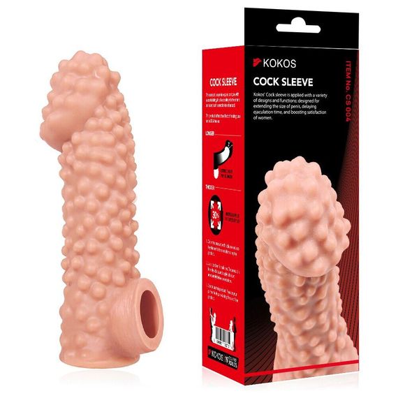 Насадка на член Kokos Cock Sleeve CS 004 M | Зображення 1