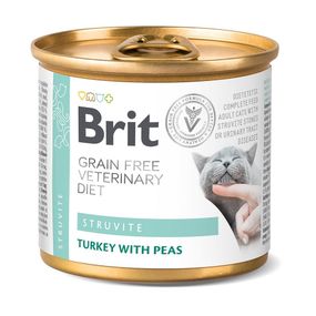 Вологий корм Brit Grain Free Veterinary Diets Struvite для котів при лікуванні та для профілактики сечокам яної хвороби з ін