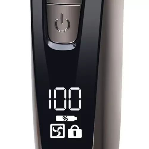 Машинка для стрижки волос и бороды Soulima 19356 | Триммер 5 в 1 с дисплеем | Зображення 1