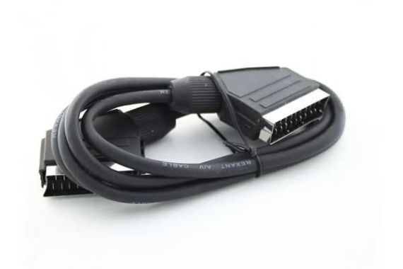 Шнур 21P-21P SCART-SCART, Кабель для подключения видео оборудования, спутниковый ресивер, медиа | Зображення 2