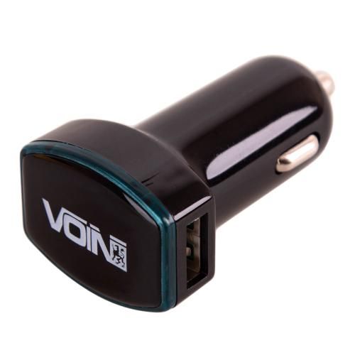 Автомобільний зарядний пристрій VOIN C-2026BK 2USB (12 / 24V - 5V 2,4A) | Зображення 2
